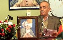 محترم مولانا کبیر" فرخاری " در حال خوانش شعر محترم مولانا کبیر" فرخاری " در حال خوانش شعر